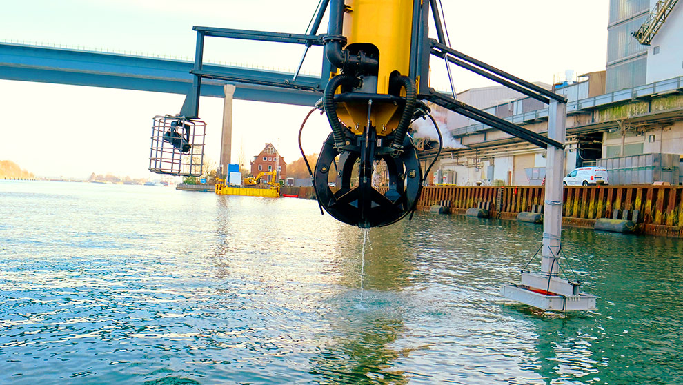 EGGERS Octopustool i500 im Nord-Ostsee-Kanal in Kiel